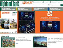 Tablet Screenshot of highlandtank.com